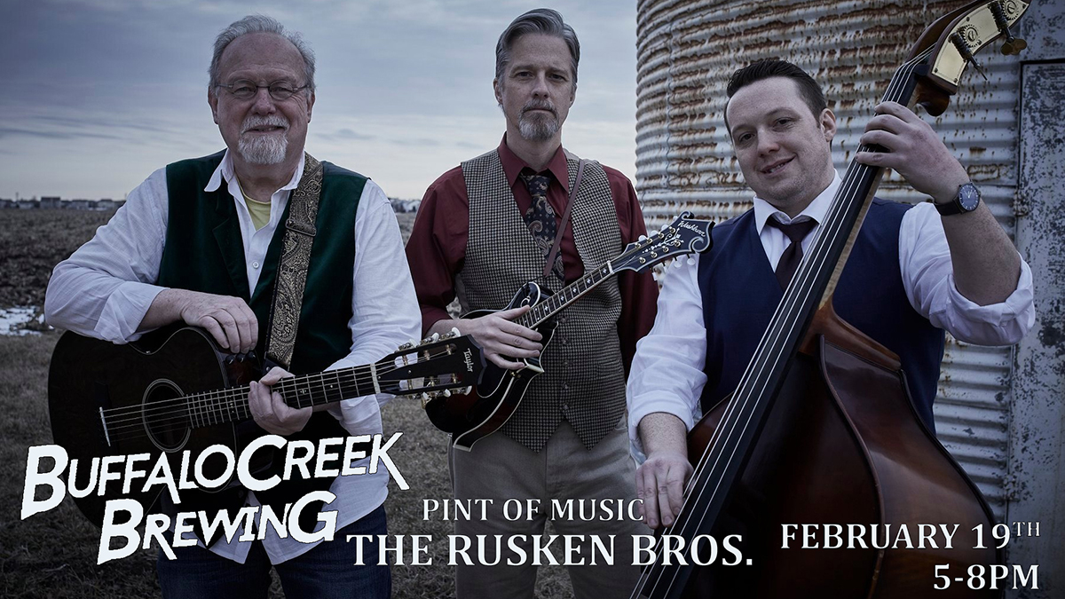 Pint of Music with The Rusken Bros. at Buffalo Creek Brewing